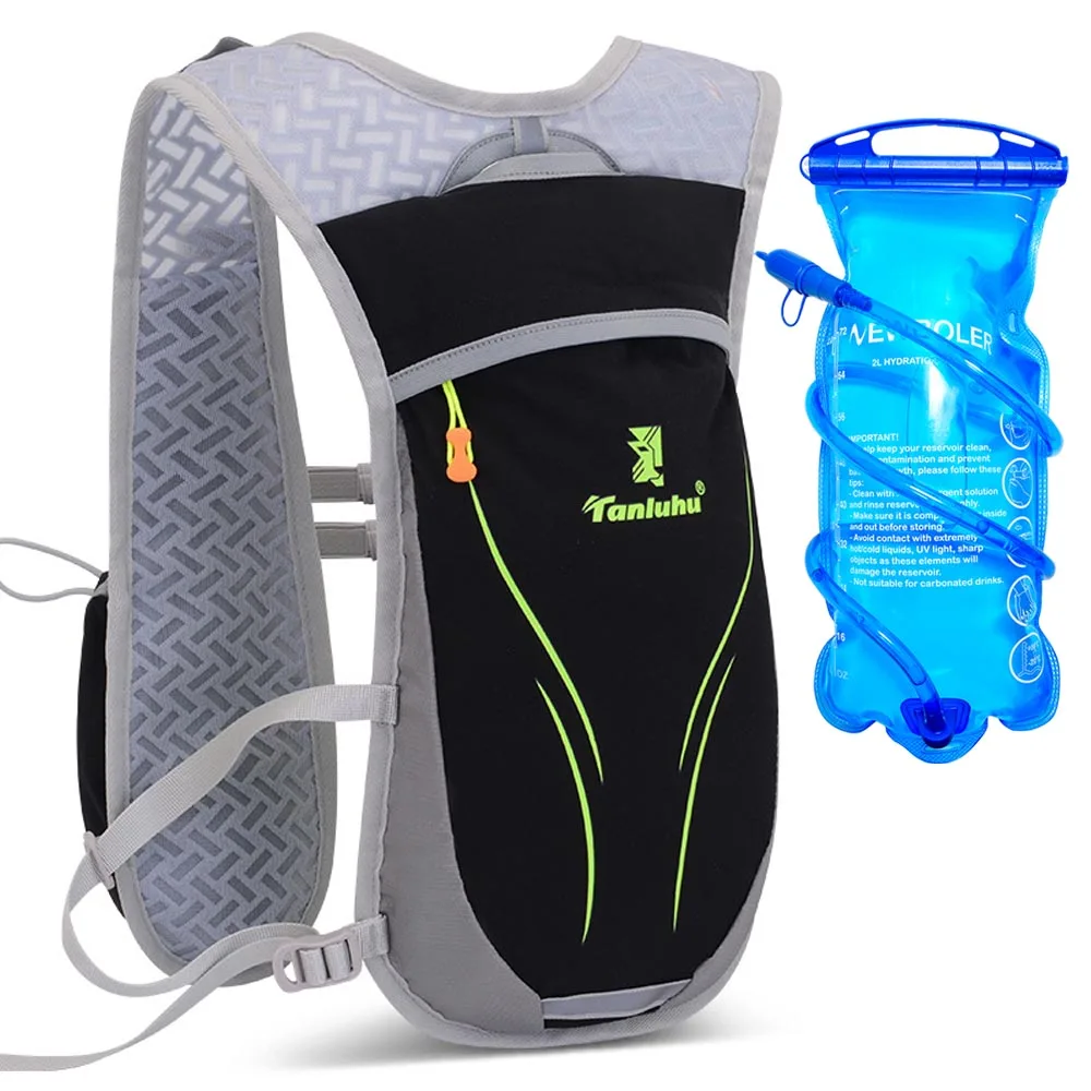 

Ultralight Outdoor Marathon Running Cycling Hiking Hydration Backpack Pack Vest Bag 2L Water Bag Bladder Bottle Trail Backpack