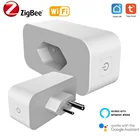 WIFI Zigbee бразильская умная розетка BR Plug 16A монитор питания Беспроводная розетка Tuya Smart Life APP контроль поддержка Alexa Google Home