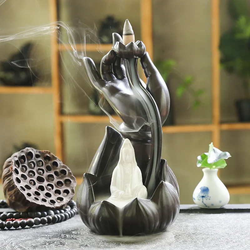 T Ретро Держатель для благовоний ручной работы Керамические изделия с