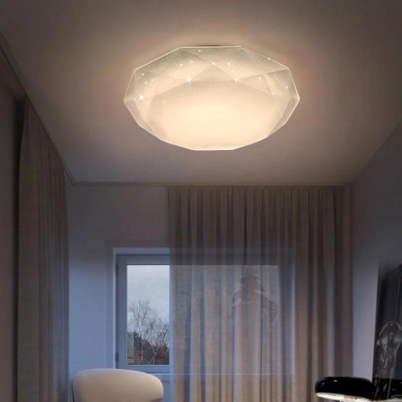

LED Starry Sky Ceiling Lamp Ceiling Lamp Acrylic Living Room Bedroom Diamond Lamp Study Room Aisle Balcony Lamp Modern