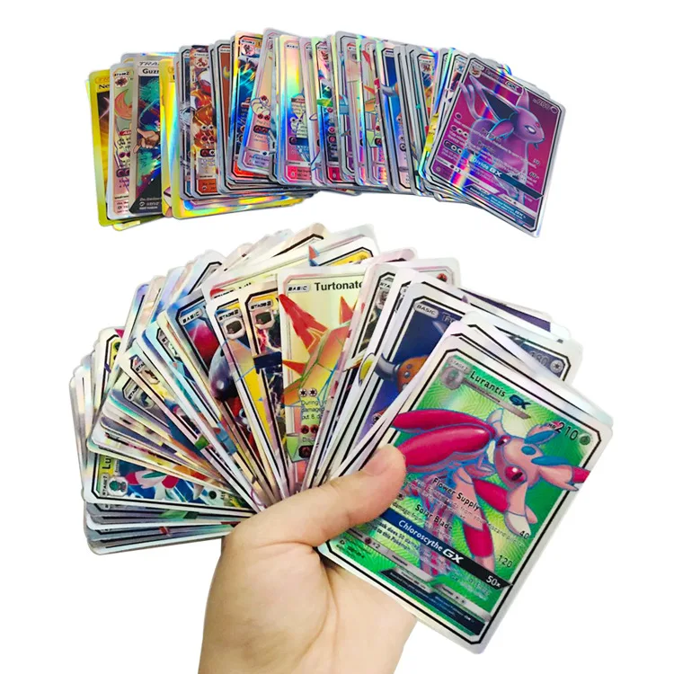 

200pcs |170 Gx +10 Trainer +20 Energy English Paper Cards Game Cards for Children Gifts Toys