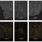 Бриллиантовая живопись, вышивка крестиком 5D, сделай сам, квадратная вышивка, городское украшение, Лиссабон, Порто, алмазная вышивка, домашний декор