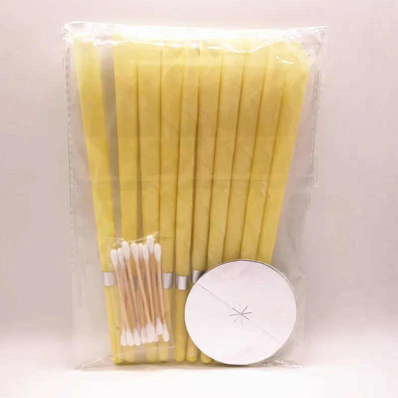 Воск для ушей свечи 10 шт. натуральный пчелиный воск прополис Индиана