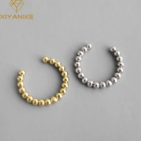 xiyanike fashion 925 sterling silver finger ring for women creative geometric round beads party accessories jewelry adjustale