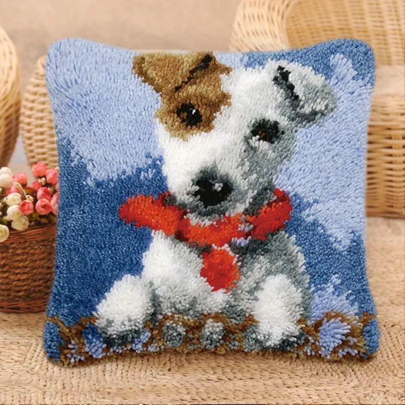Кошка Собака Животное Knooppakket Smyrna Klink Haak Kleed Bloemen крюк с защелкой детские вышивки