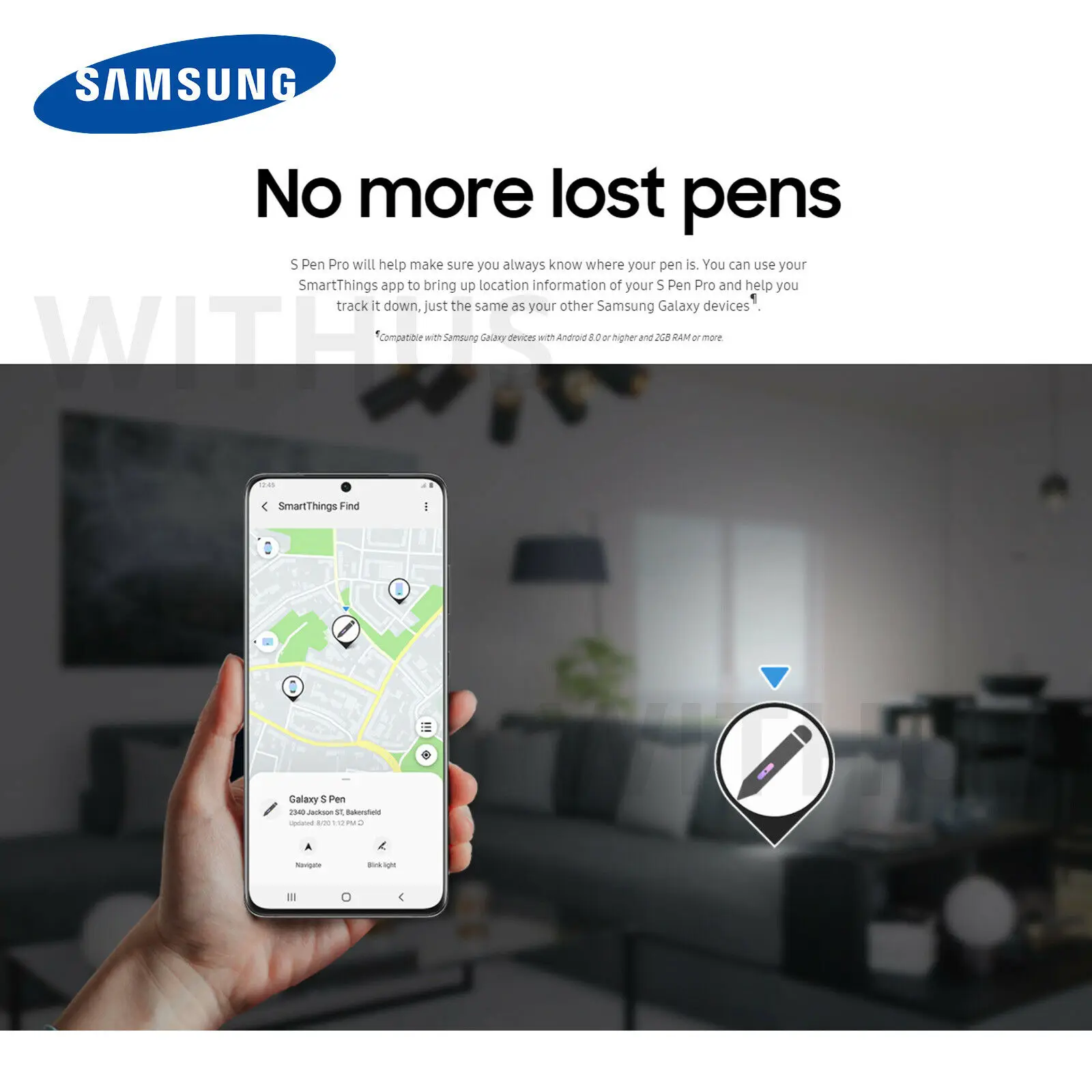 Samsung-Stylus S Pen Pro EJ-P5450, Original, con Bluetooth, para Galaxy NOTE 20 Ultra S21 Ultra Z Fold 3 Tab S6 S6 Lite s7 s7 + S7FE-2