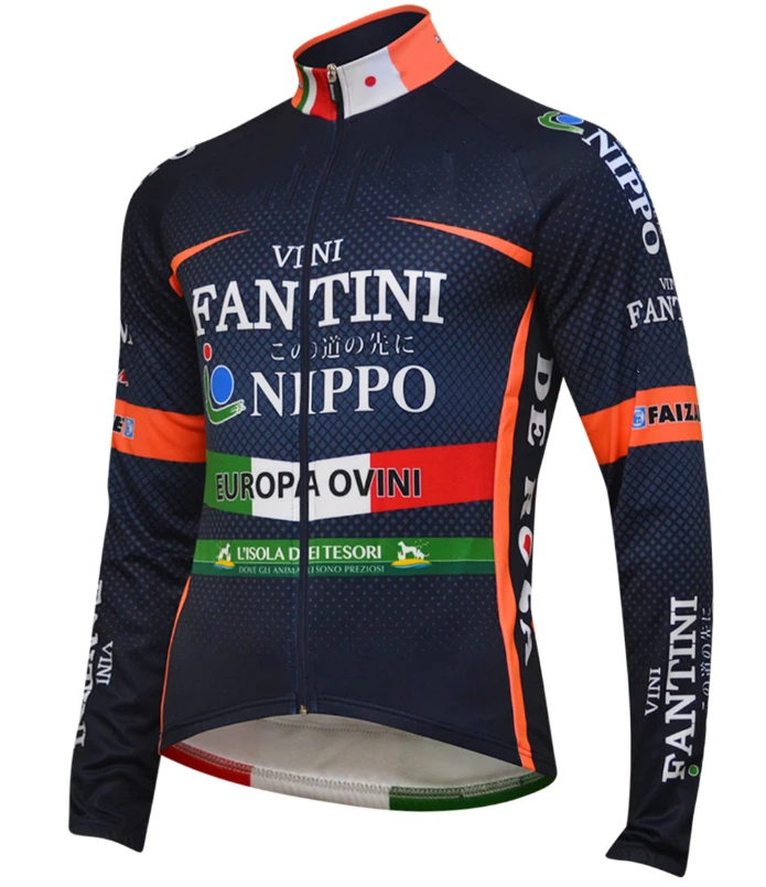 Cycling jersey VINI Team Pro long sleeve Cycling jersey Set bib pants ropa ciclismo bicycle clothing MTB bike jersey Uniform Men clothes - Цвет: Cycling jersey
