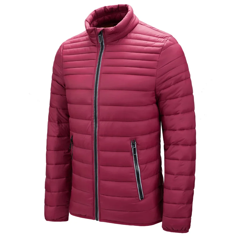 FOCUSFIT Men's Down Jacket Winter Water and Wind-Resistant Breathable Coat Plus Size Men Hoodies Jackets