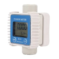 flow meter indicator electronic digital lcd professional flow gauge for gasoline oil methanol