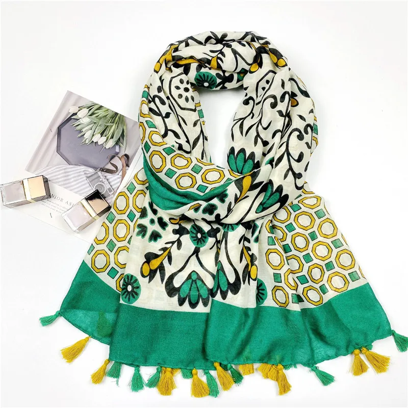 

2022 стиль Испании, искусственные Африканские Этнические Цветочные женские шали и шарфы, мусульманский шарф