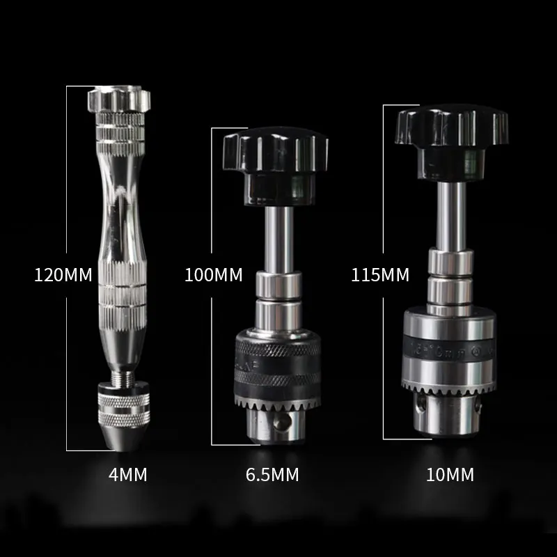 Точные тиски ручные сверла с коробкой и 10 шт. твист сверл Деревообрабатывающие