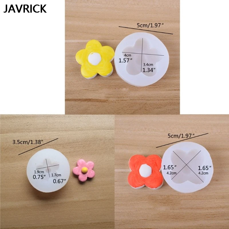 

3 Sizes Flower Resin Mold Rose Pendant Silicone Molds Epoxy Resin Casting Floral Mold Jewelry Making Art Crafts Tools