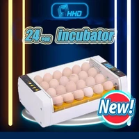hhd newest farm automatic equipment chicken egg incubator incubator hatchery 24 eggs machine hatchers china sale quail brooder