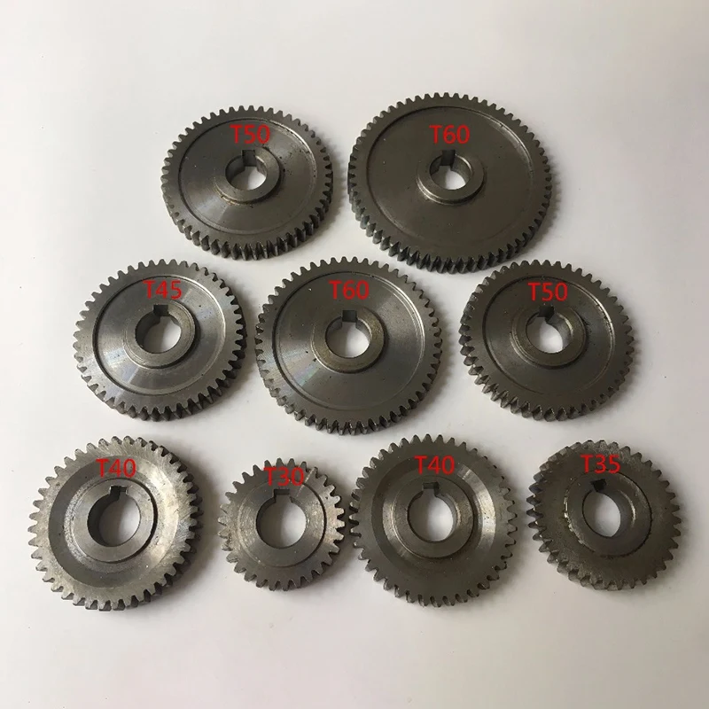 

9Pcs/Set CJ0618 Household Small Lathe, Micro Lathe Gear, Metal Exchange Gear