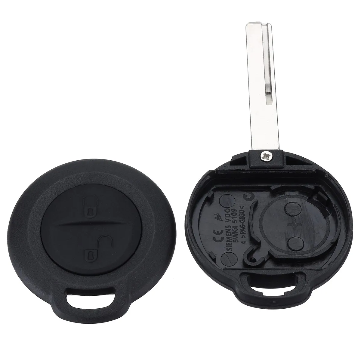 Горячая продажа 2 кнопки открытый замок автомобильный брелок дистанционного