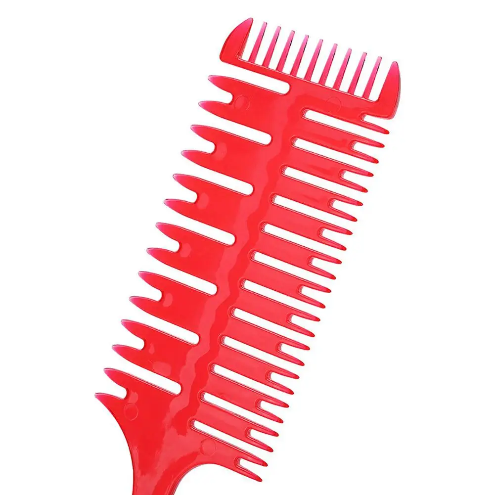 

XY Fancy 1PC Hairdressing Comb Three-sided Artistic Styling Hair Highlighting Comb