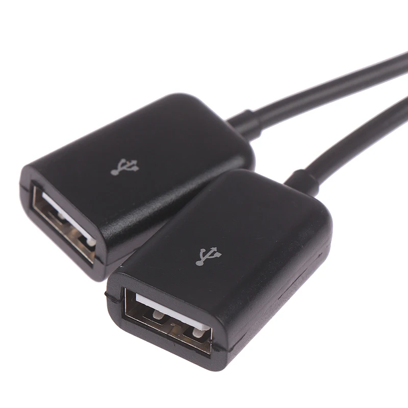 

Micro USB / Type C to 2 OTG Dual Port HUB Cable Y Splitter for Tablet Android Mouse Keyboard Micro-USB Type-C Adapter Converter