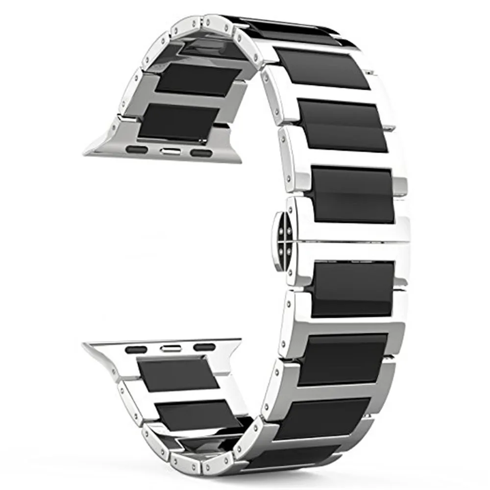 

Металлический ремешок для Apple Watch Band, браслет из нержавеющей стали для iWatch Band 42 мм 38 мм 44 мм 40 мм