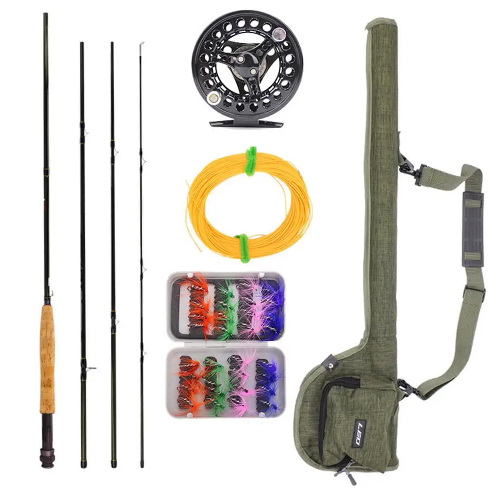

Fly Fishing Rod Reel Combo Set 2.7m Fly Rods With Carry Bag Fishing Lures Fly Fishing Suit Accessories