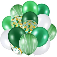 50pcslot 12inch green agate latex balloons birthday green confetti balloons jungle baby shower wedding birthday party supplies