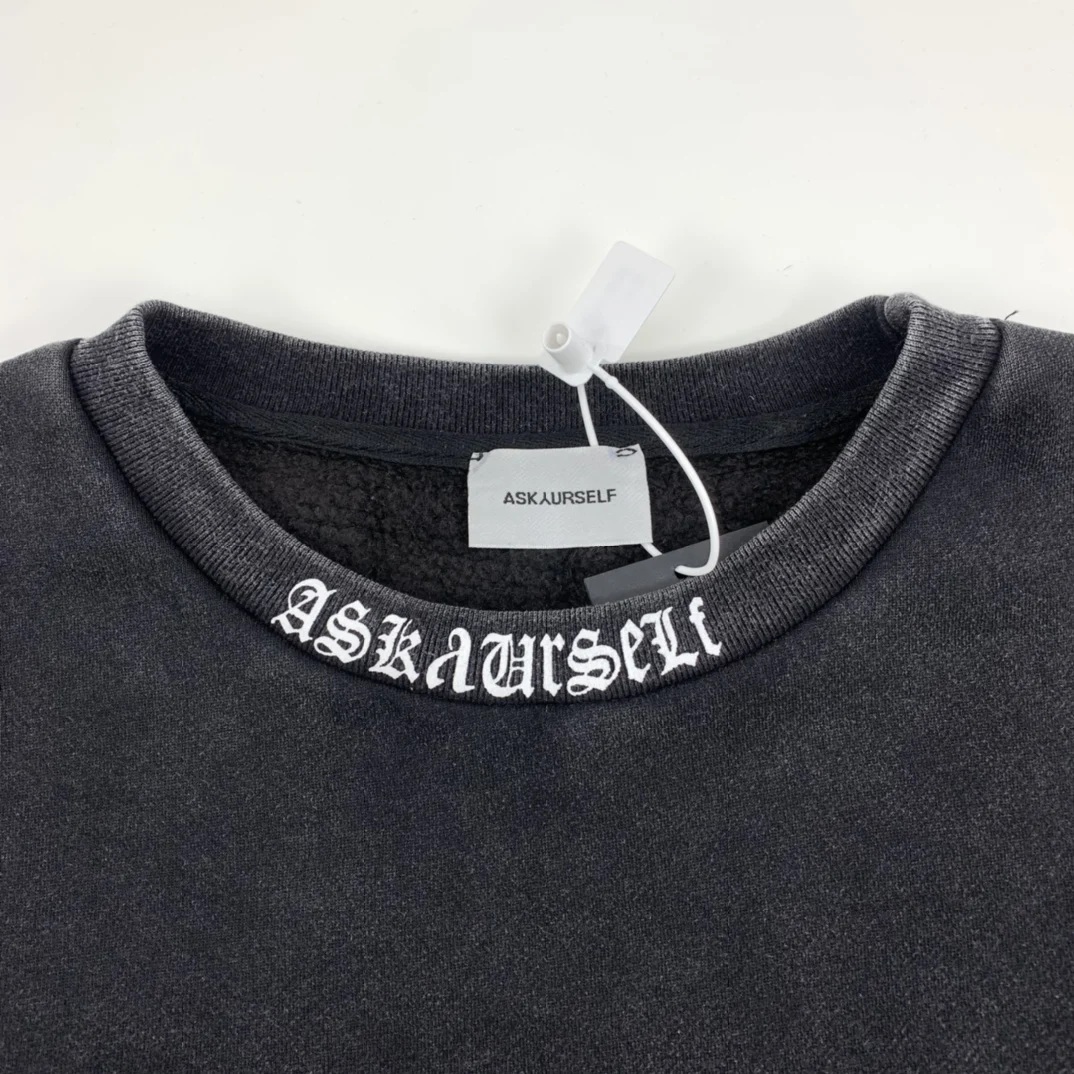 Футболка с длинным рукавом для мужчин и женщин футболка принтом логотипа ASKYURSELF