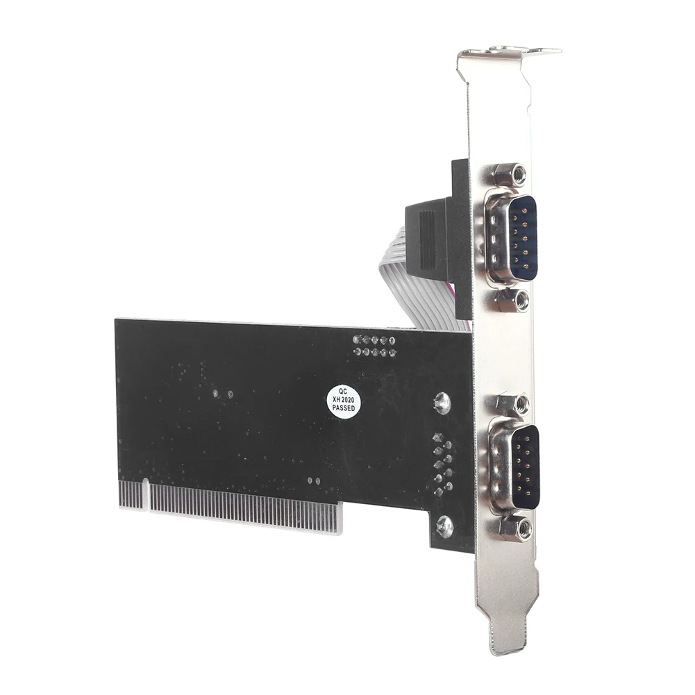 Адаптер PCI-2 порта s COM 9-контактный серийный Серийный RS232 для Win 7 VISTA XP Linux FO с