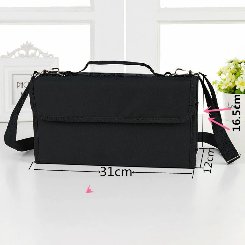 Многофункциональный Большой Вместительный черный складной маркер Холщовый