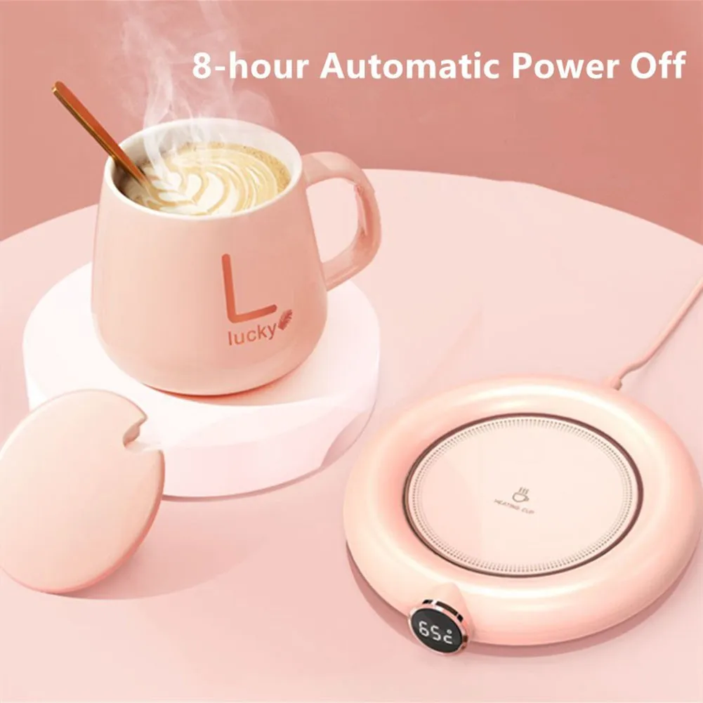 

USB Cup Heater Three Temperatures Adjustable Heating Coaster Coffee Milk Tea Durable Small Size Home Kitchen Tools & Gadgets
