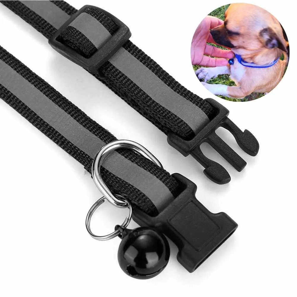 Ошейник для домашних любимцев Светоотражающий ошейник животных колокол