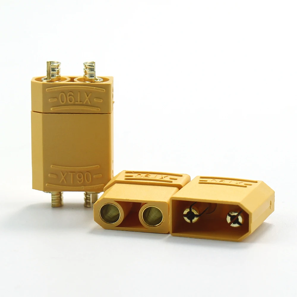 10 пар/10 шт. XT90 Разъем для RC LiPo батарея позолоченная вилка типа банан штекер