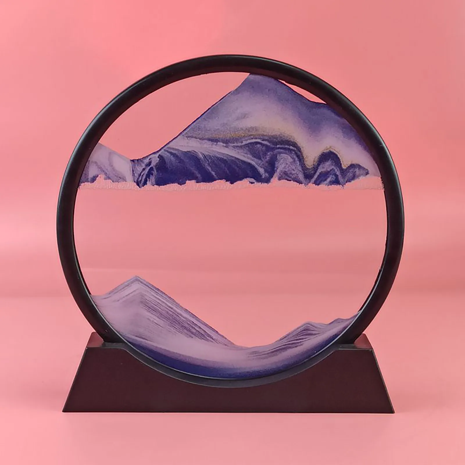Песочные часы с цветным коннотационным 3d-изображением природного пейзажа | Дом и