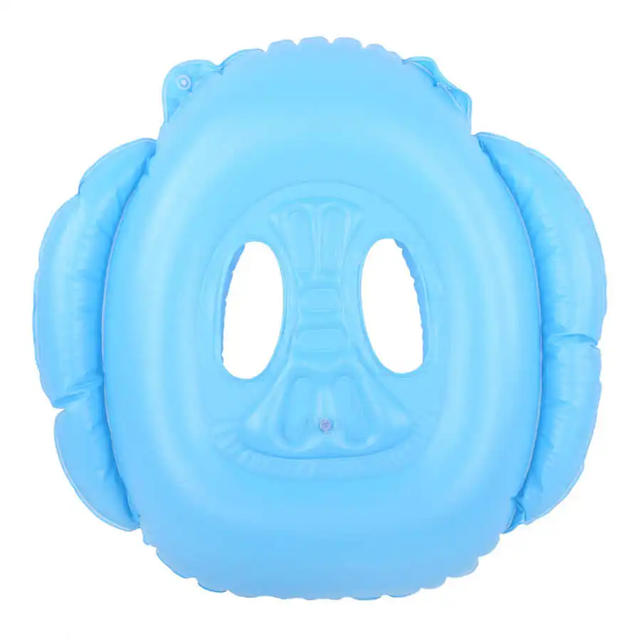 Thickened Summer Children Inflatable Pool Ring Lap Swim Seat Float Boat Baby Boys Toys Blue Flying Horse Wheel Horn | Спорт и