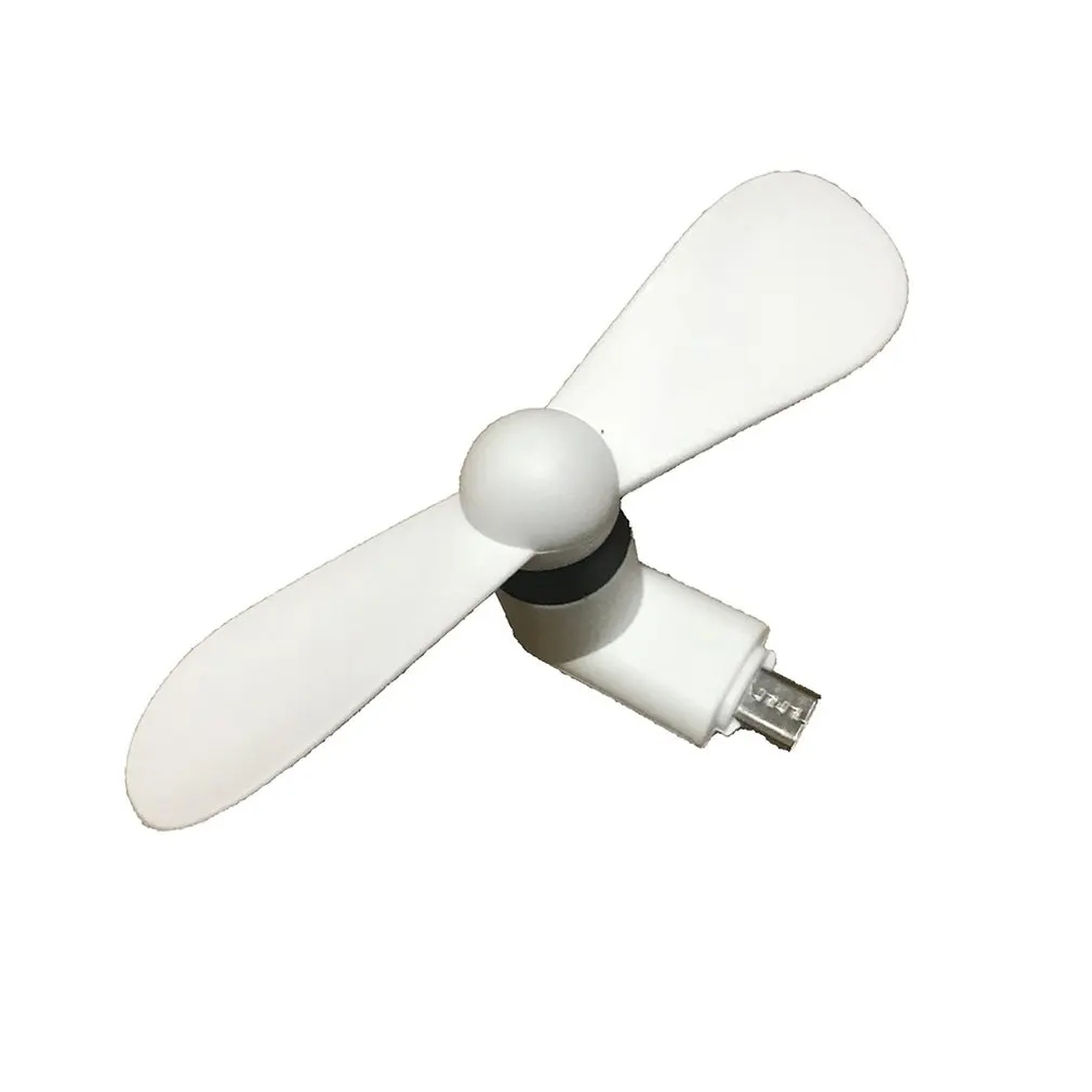 

Portable OTG Micro USB Fan Dropshipping Ultra Silent Super Strong Wind Mini Fan for Phone Desktop Laptop 6 Colors Optional 5V CE