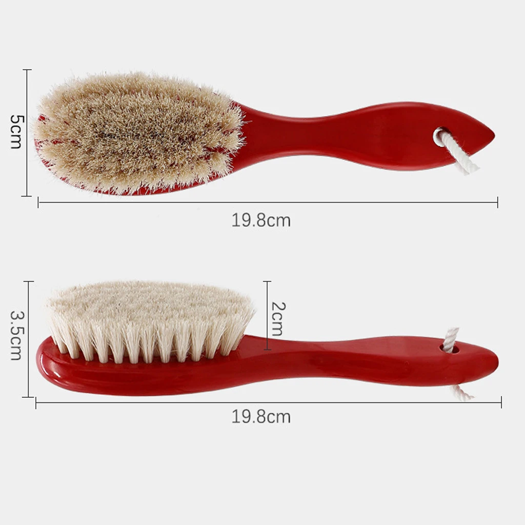 Щетка для парикмахерской и бороды с деревянной ручкой щетиной кабана|Расчески| |