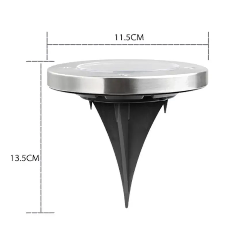 VKTECH 1/4 шт. 20LED Солнечный Скрытая лампа IP65 Водонепроницаемый дорожный огни Открытый Сад Путь декор для подземных ламп освещения тротуара