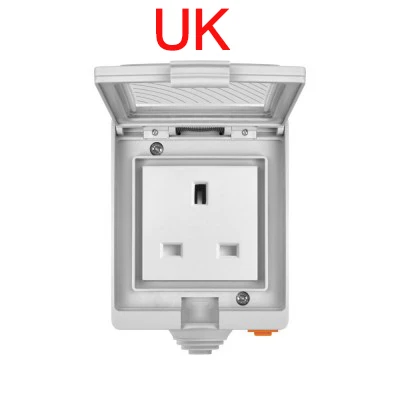 Sonoff S55 Wifi умная уличная Водонепроницаемая Беспроводная розетка умный дом дистанционное управление таймер розетка работает с Alexa Google Home - Комплект: Sonoff S55 UK