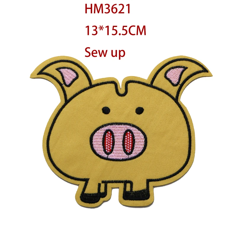 Симпатичные Мультяшные нашивки с животными утка свинка лебедь тыква икона