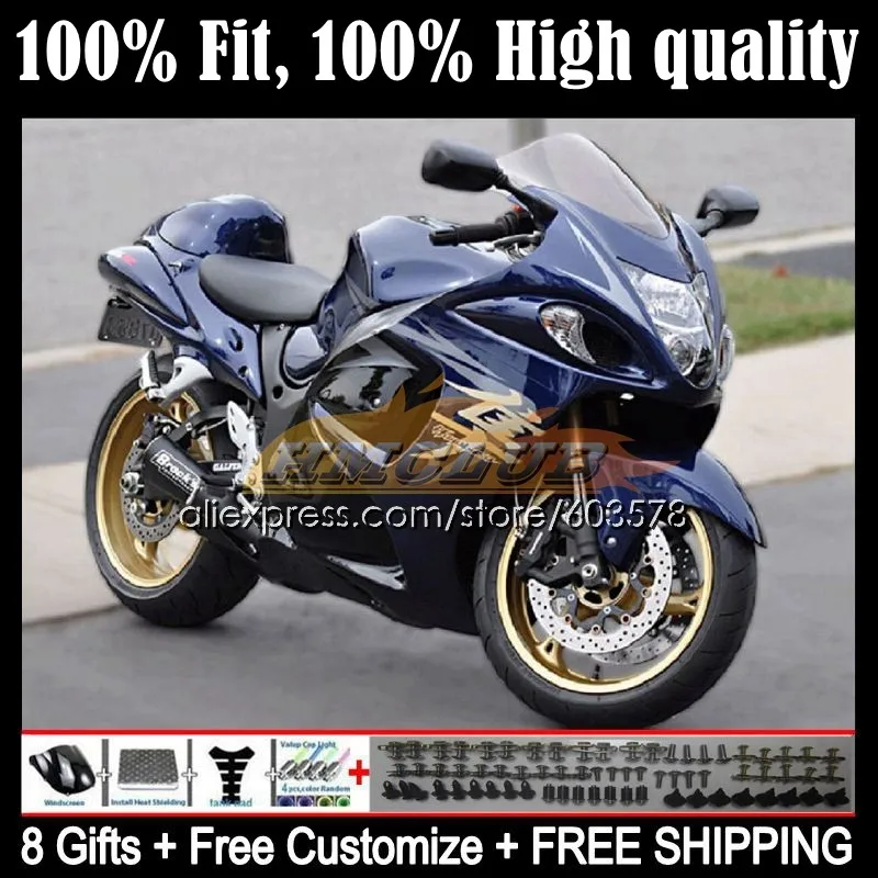

Инъекция для SUZUKI Hayabusa GSX-R1300 08 09 10 11 12 13 21CL.52 GSXR1300 CC 2014 2015 2016 2017 2018 2019 синий обтекатель с фабрики