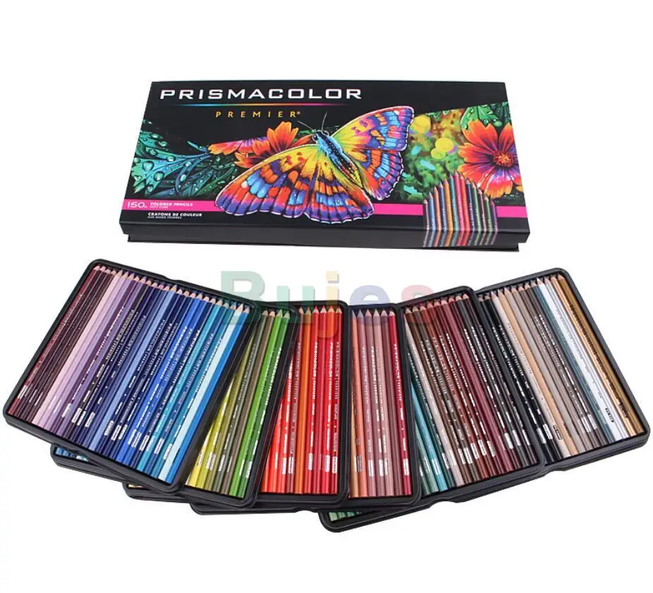 США 150 цвет Санфорд карандаши для рисования масляный карандаш 3 8 мм мягкий