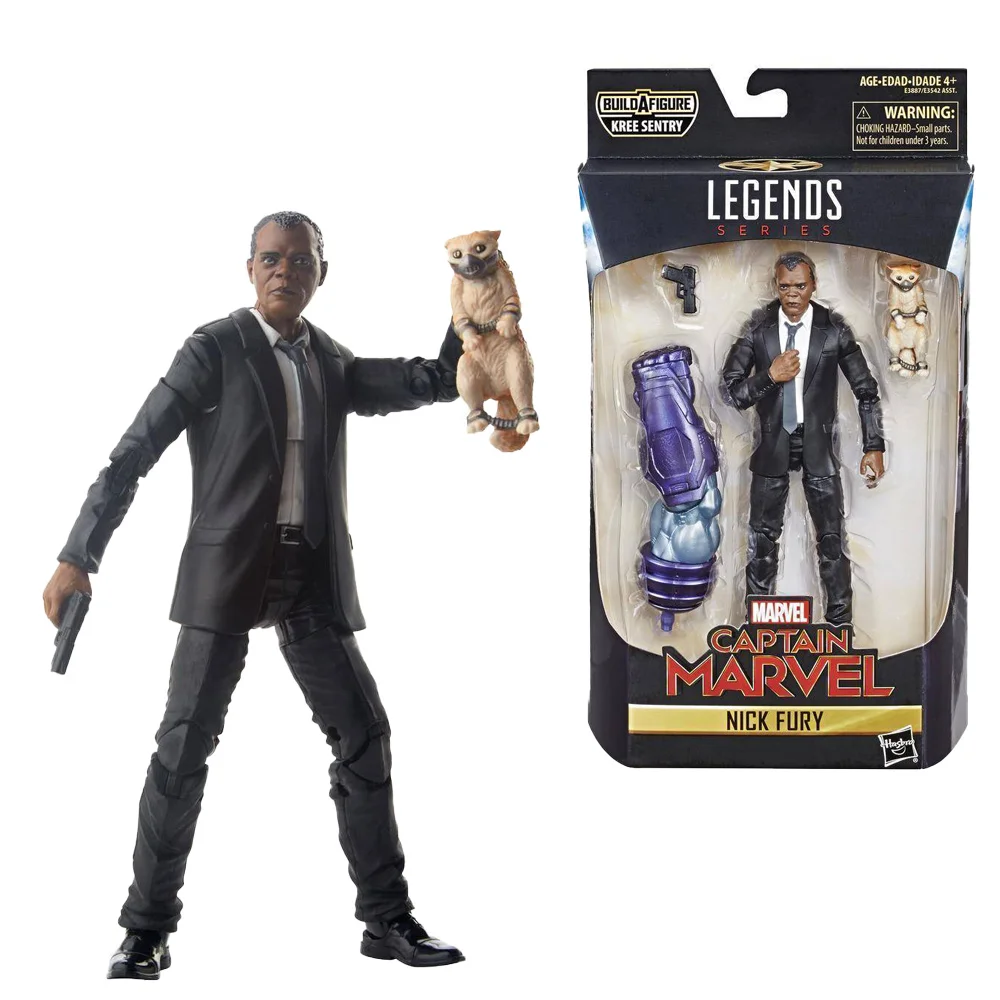 

Hasbro Marvel Legends Kree Sentinel 15Cm Action Figure Pvc Model Figure Gift for Kids Boy Toy Captain Nick Fury Kree Collectio