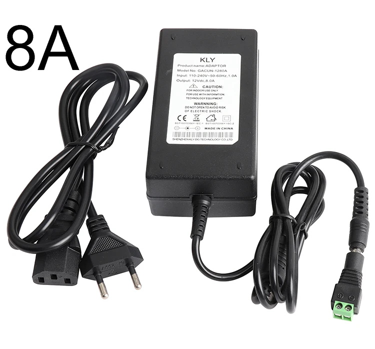 Адаптер питания зарядное устройство адаптер DC12V 1A 2A 3A 4A 6A 8A 12V 12 вольт V адаптер осветительные трансформаторы AC 110-240V
