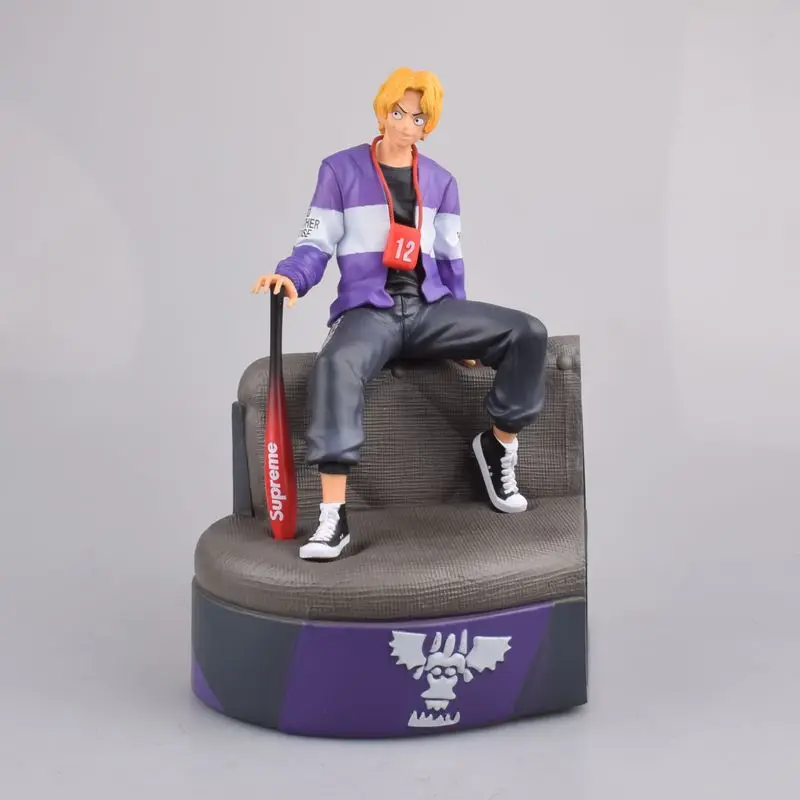 E Аниме одна деталь Roronoa Zoro Обезьяна D Луффи портгаз D Ace Сабо ПВХ фигурка Коллекционная модель игрушки куклы 17~ 28 см - Цвет: E