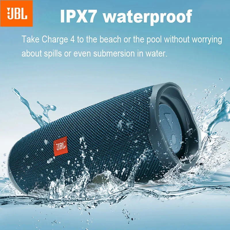 

Беспроводной Bluetooth-динамик JBL Charge 4 4-го поколения, портативный внешний аудиосабвуфер