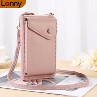 fashion mini cellphone bags for women pu leather female shoulder crossbody bag daily card holder lady college handbag clutch