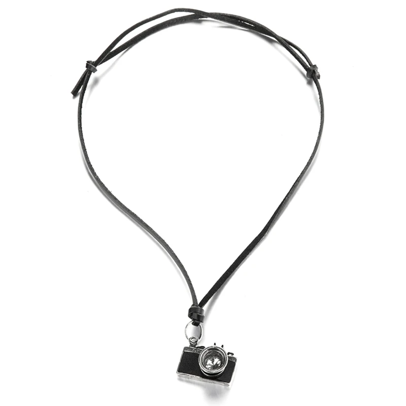 Новый женский Европейский Винтажный стиль камера Длинная цепочка с подвеской