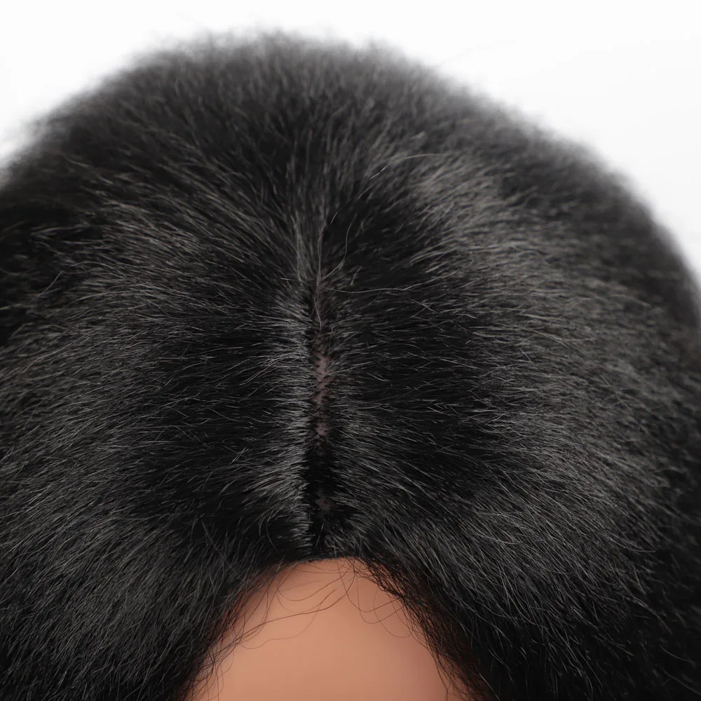 Длинные курчавые прямые синтетические парики для черных женщин черные