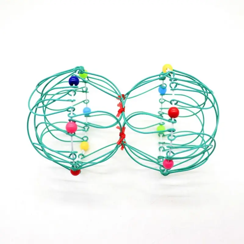 

Kid Gift Juguet Decompression Deformation Soft Steel Magic Flower Basket 2PCS Fidget Toys Popit Make Magic Steel Iron Ring