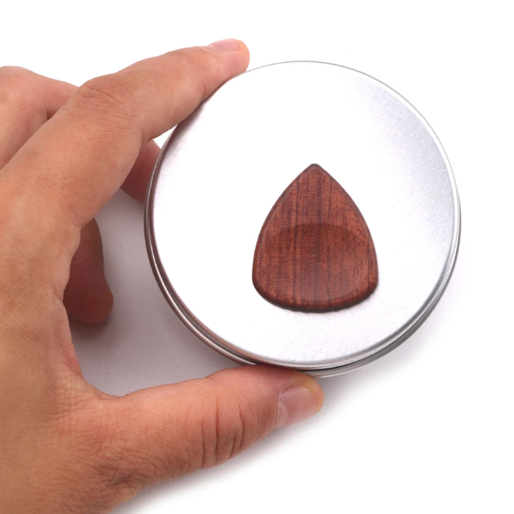 

10 шт. отсортированы по цвету: гитарные части аксессуары из цельного дерева медиаторы коробка для хранения держатель для гитары аксессуары З...