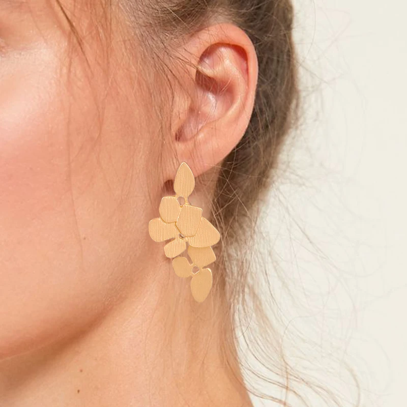 

Vintage Resin Dangle Earrings for Women Girls Bohemian Shell Geometry Daisy Drop Earring 2020 NEW Female Jewelry