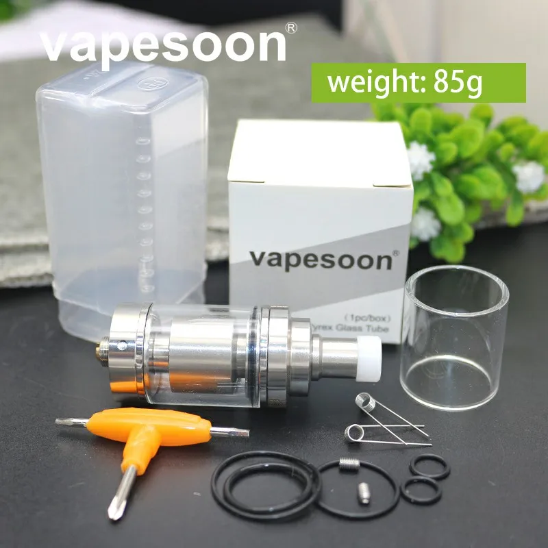 Vapesoon регулируемый поток воздуха сирена 2 RTA MTL RDA атомайзер с 810 дрип тип бака